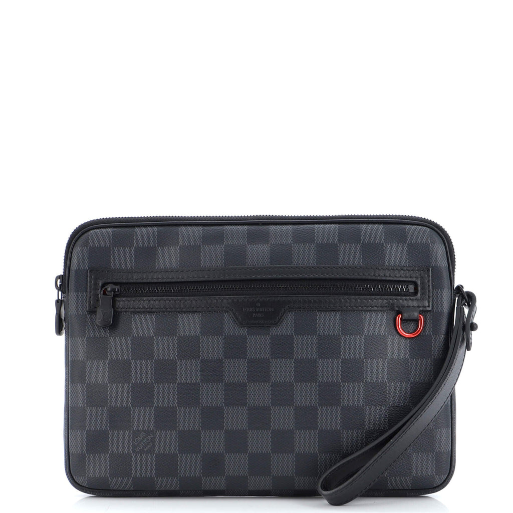 Utility Supple Clutch Damier Graphite