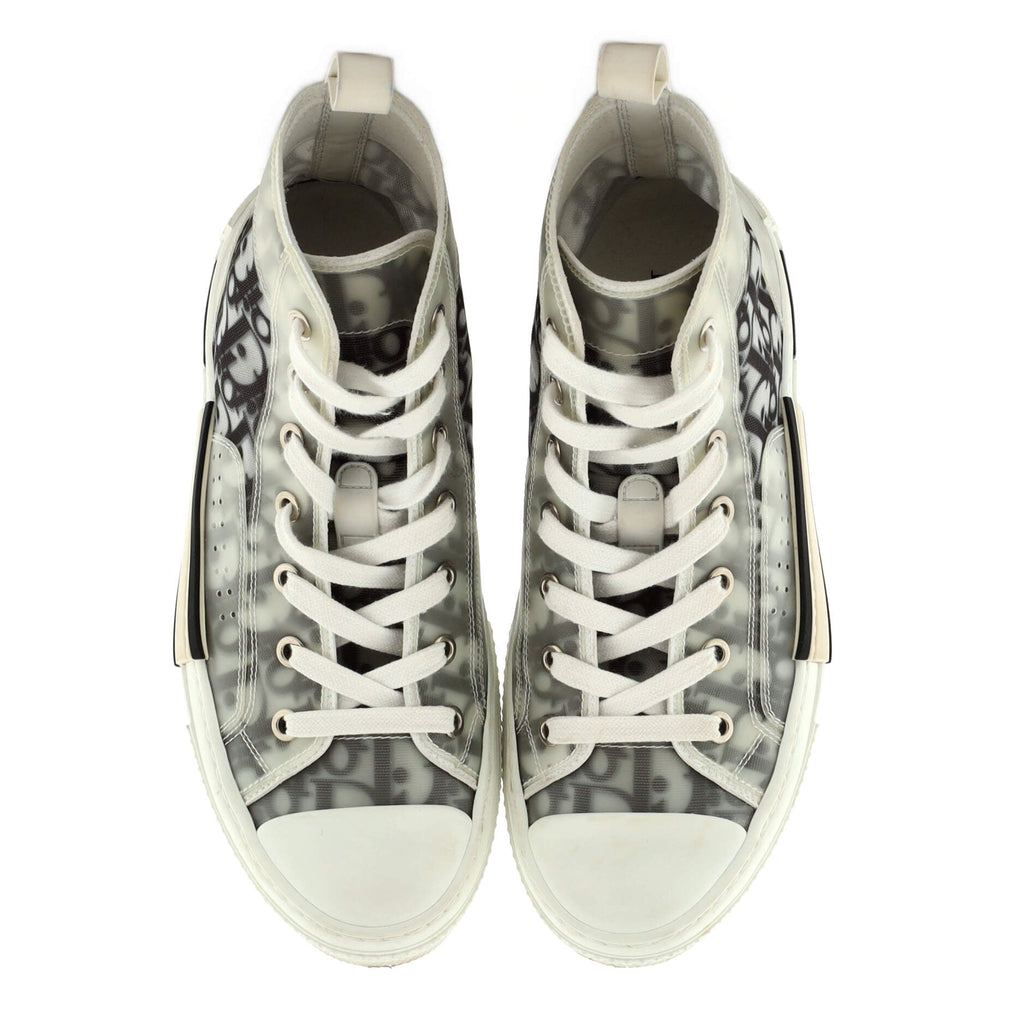 Men's B23 High-Top Sneakers Oblique Coated Canvas and PVC