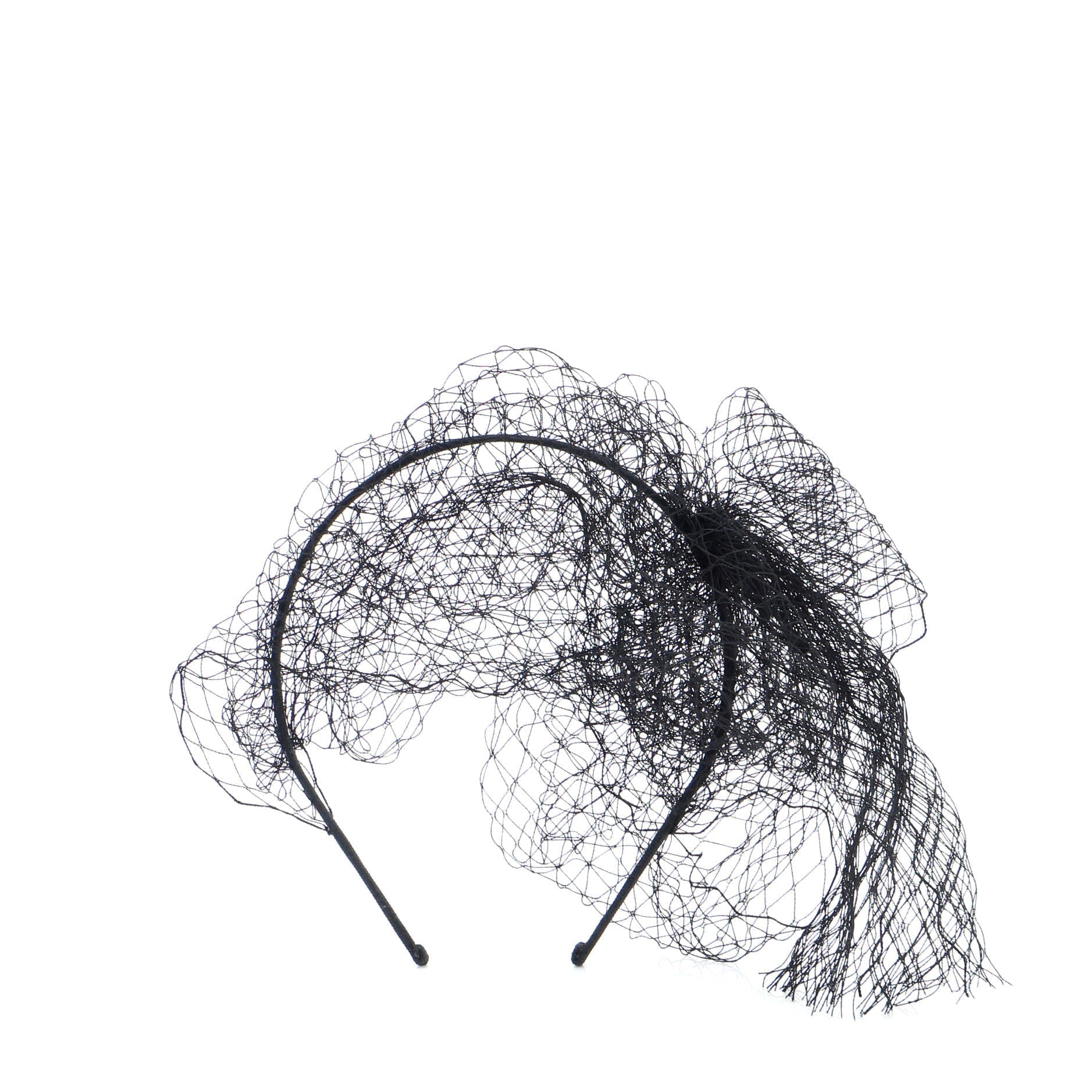 Net Headband Mesh and Grosgrain