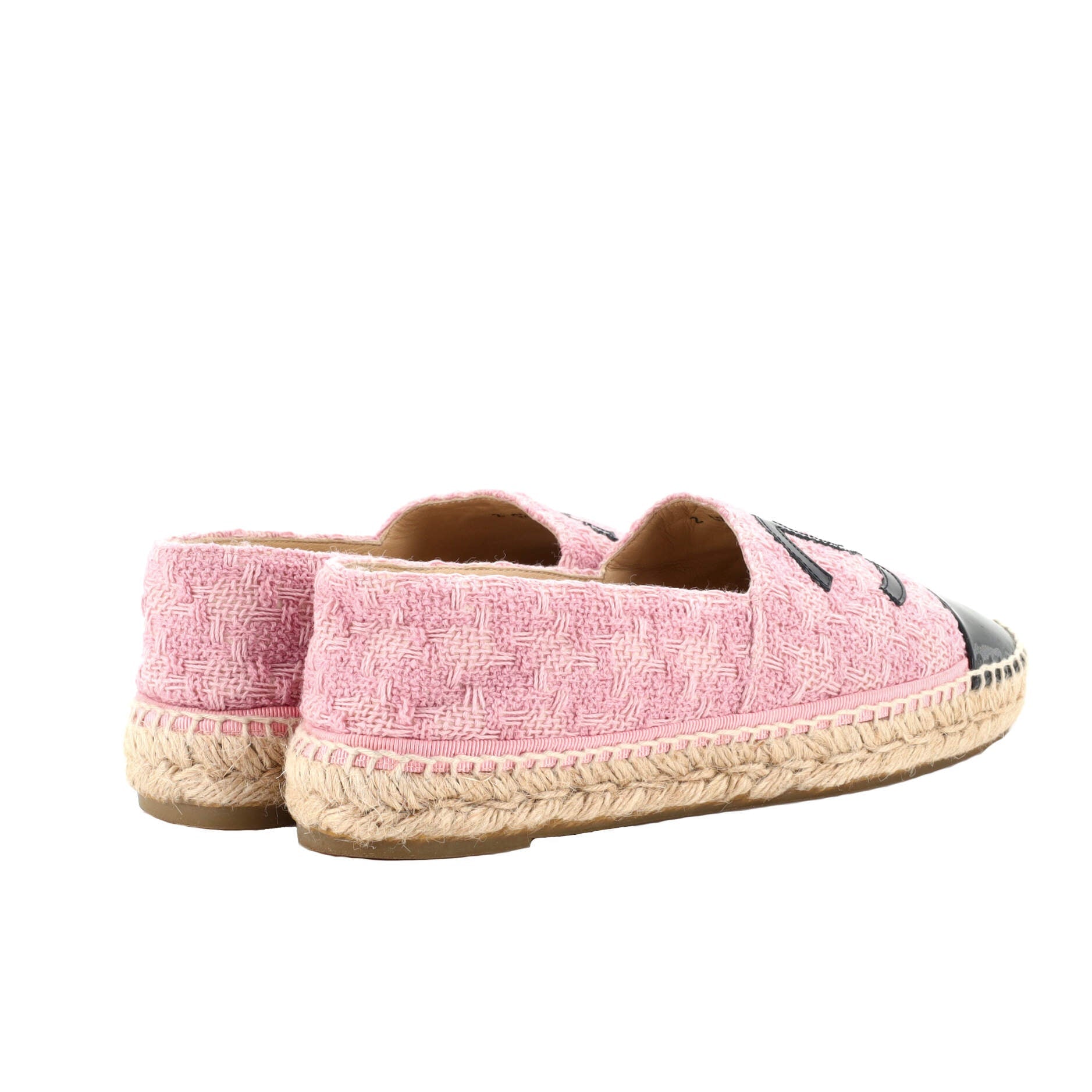 Women's CC Cap Toe Espadrilles Tweed with Grosgrain