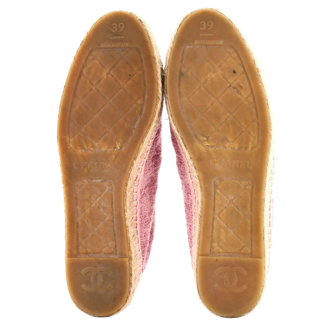 Women's CC Cap Toe Espadrilles Tweed with Grosgrain