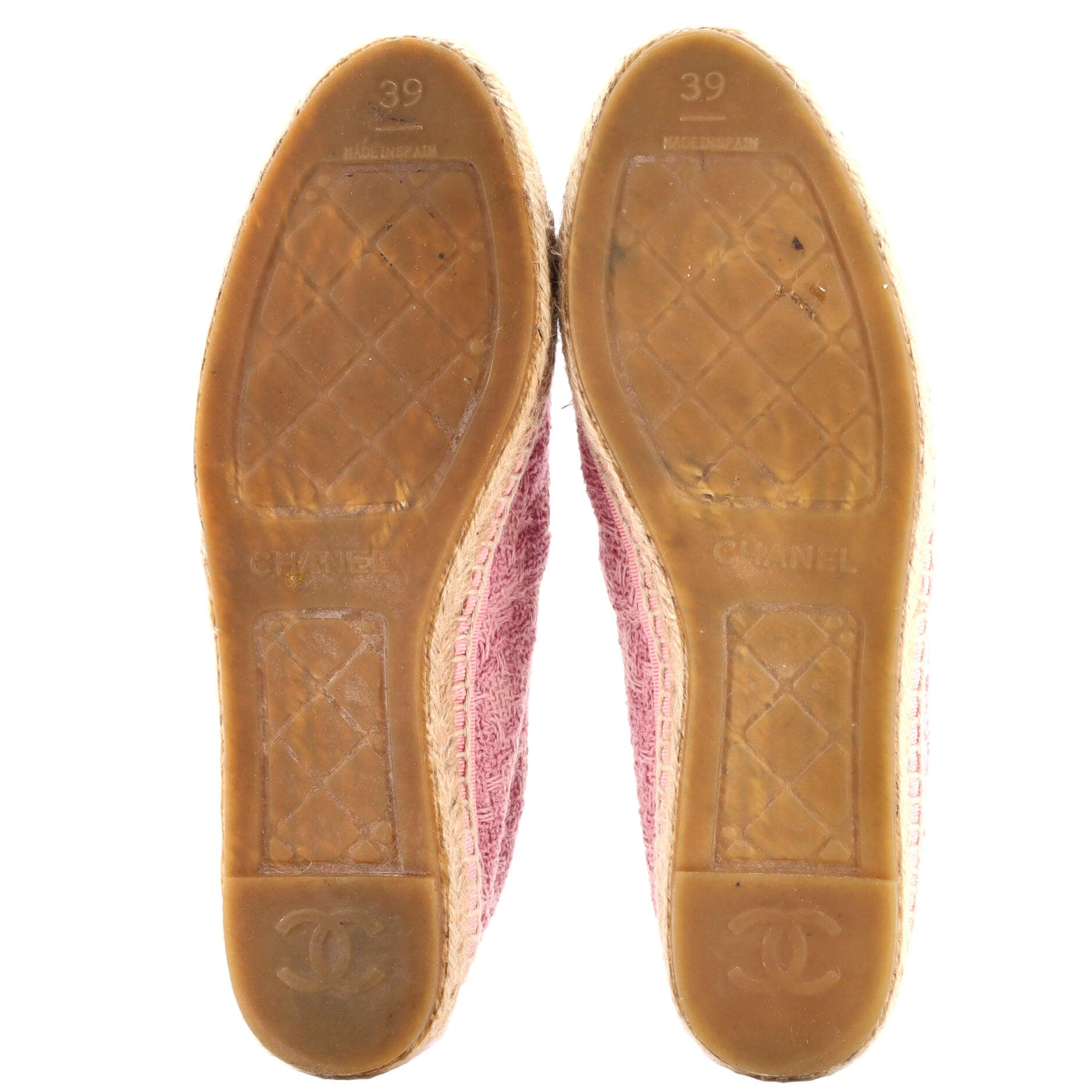 Women's CC Cap Toe Espadrilles Tweed with Grosgrain