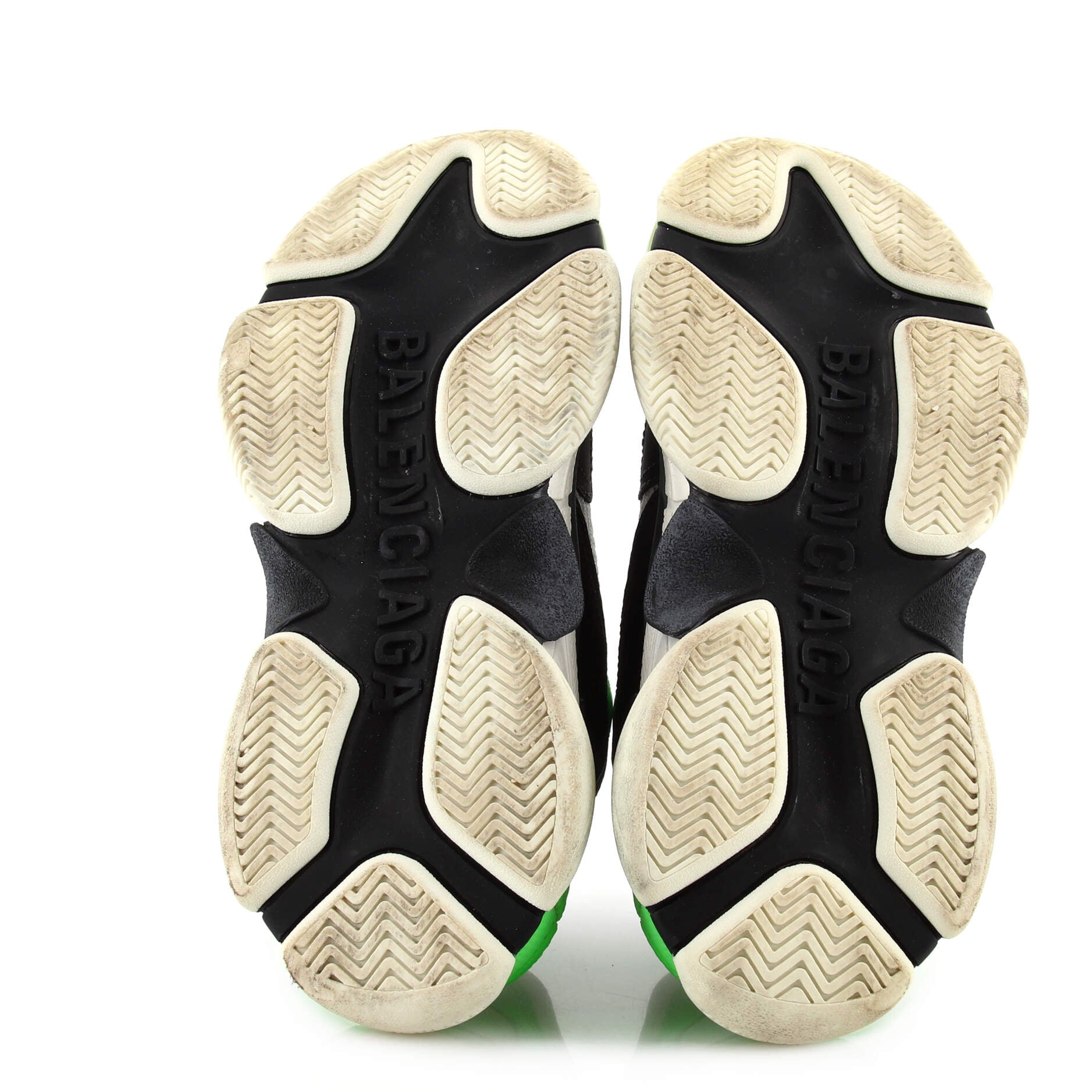 Men's Triple S Sneakers Fabric and Mesh with Faux Leather