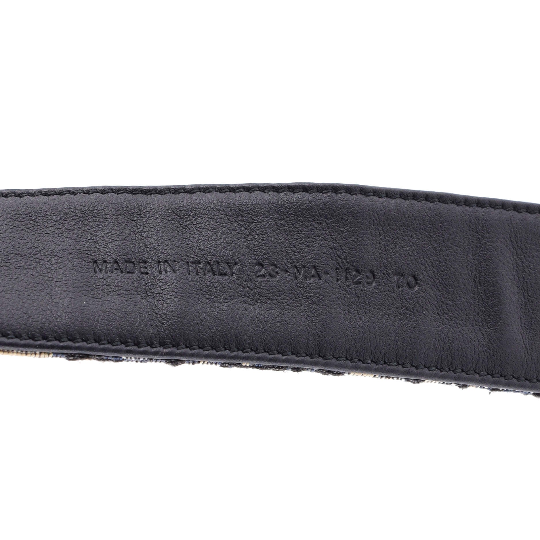 Diorquake Belt Oblique Canvas Medium 70