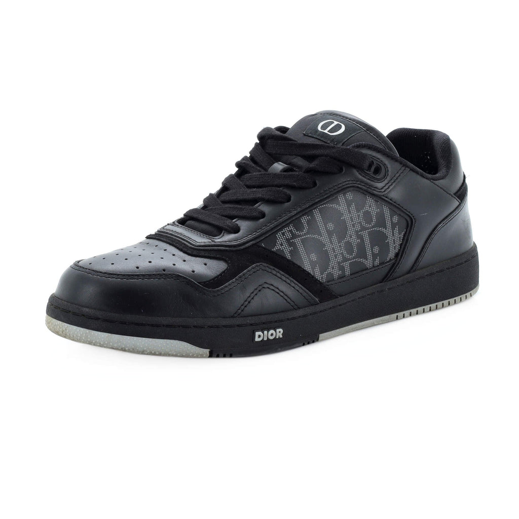 Men's B27 Low-Top Sneakers Leather with Oblique Galaxy Leather