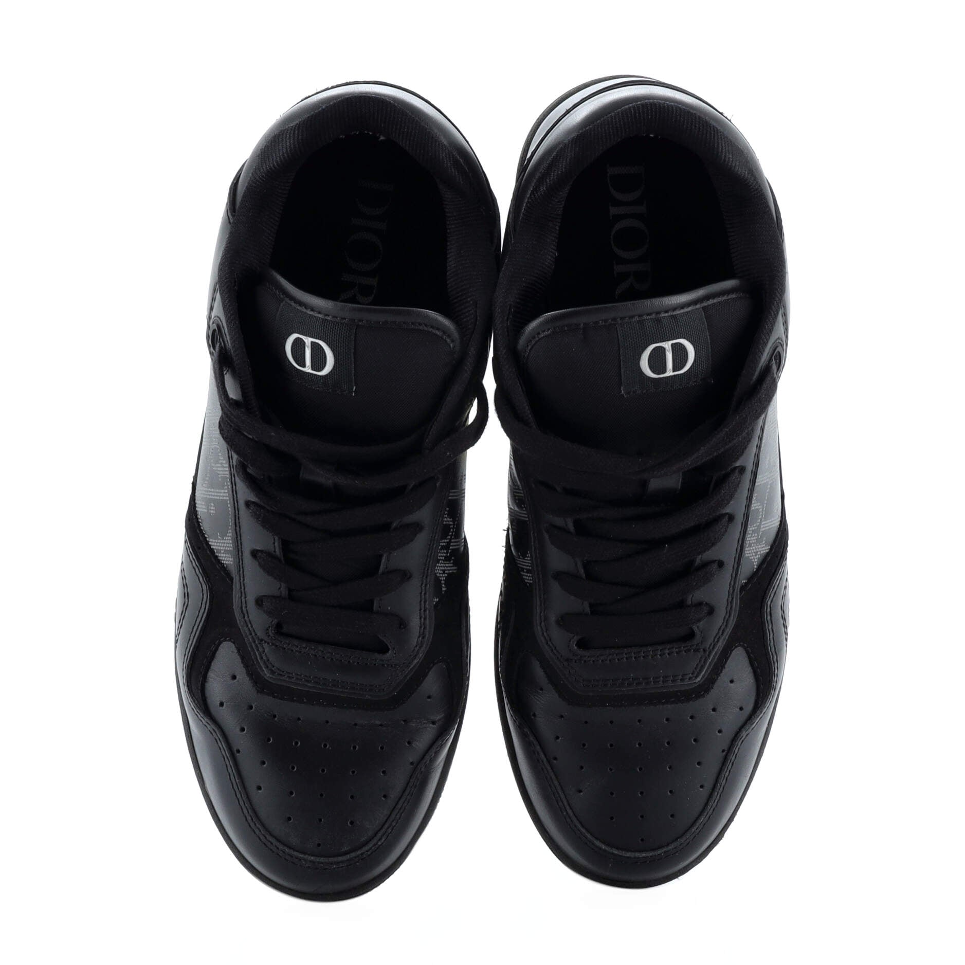 Men's B27 Low-Top Sneakers Leather with Oblique Galaxy Leather