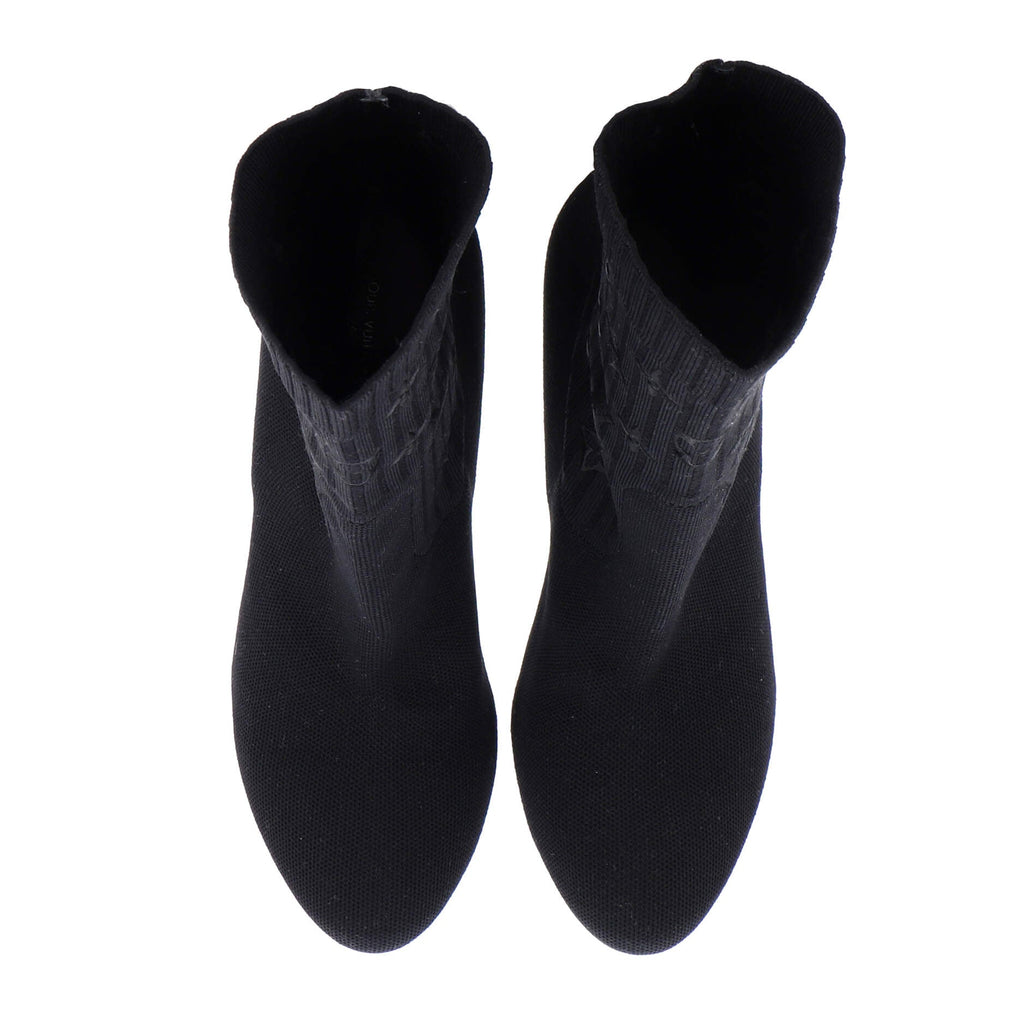 Women's Silhouette Ankle Boots Stretch Fabric