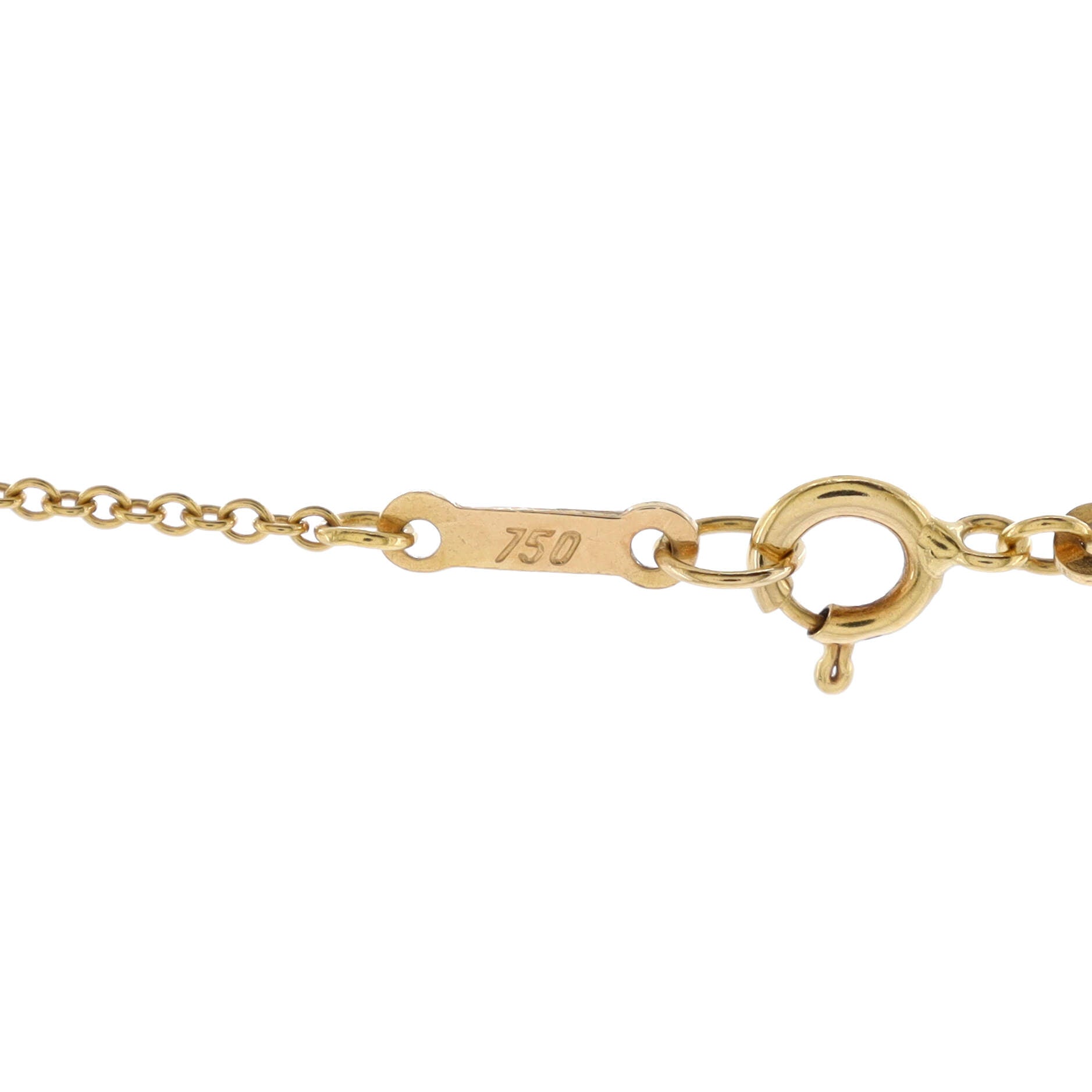 Elsa Peretti Open Heart Pendant Necklace 18K Yellow Gold 16mm