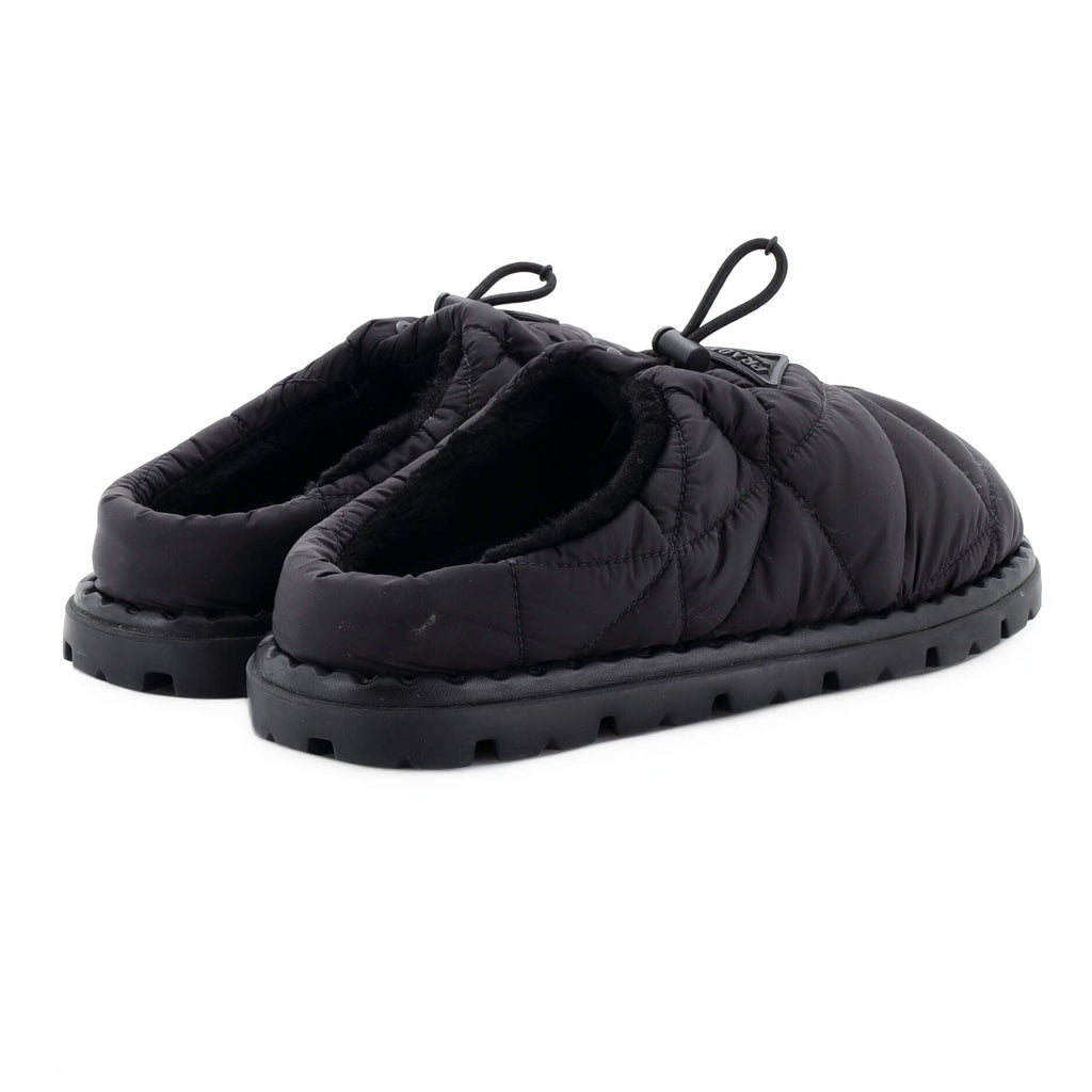 Women's Blow Drawstring Slipper Quilted Nylon