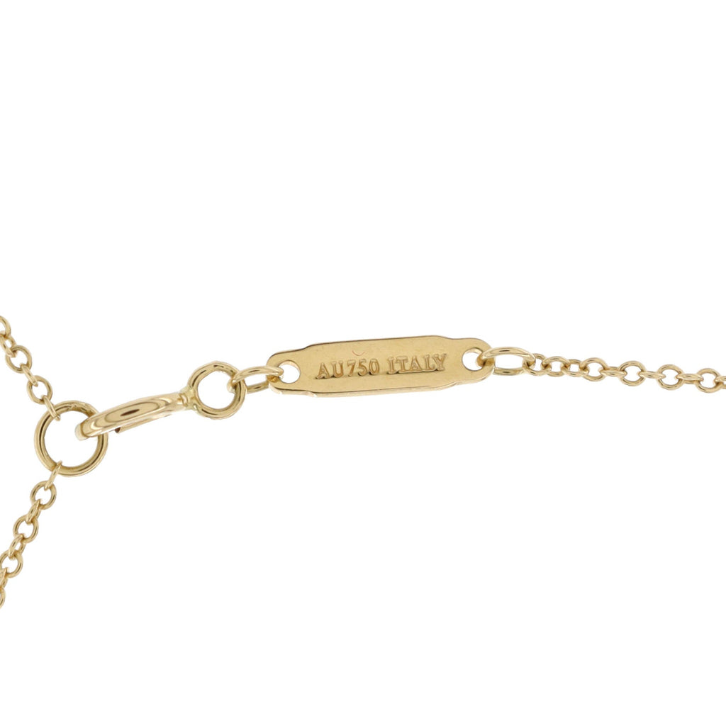 T Smile Pendant Necklace 18K Yellow Gold Mini