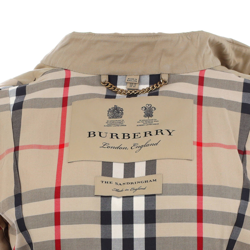 Women's Sandringham Belted Mid-Length Trench Coat Cotton
