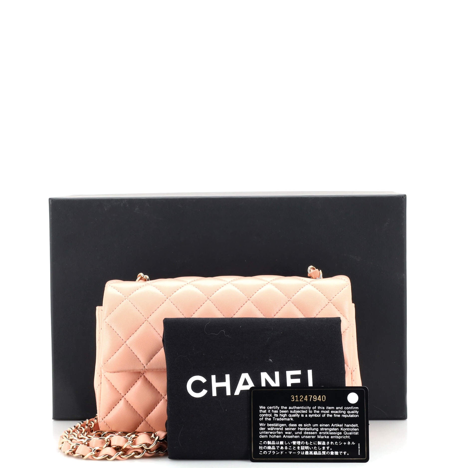 Classic Single Flap Bag Quilted Lambskin Mini