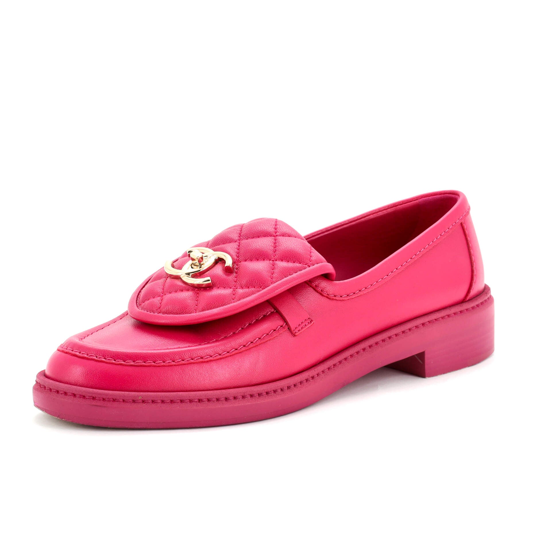Women's CC Loafers Quilted Leather