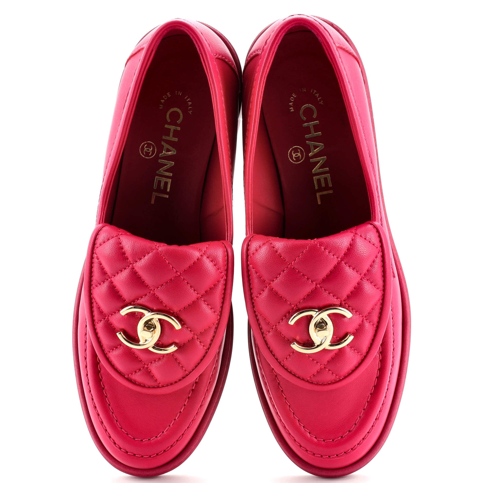 Women's CC Loafers Quilted Leather