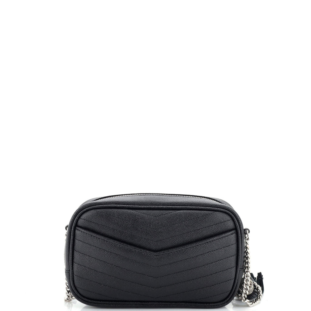 Lou Camera Bag Matelasse Chevron Leather Mini