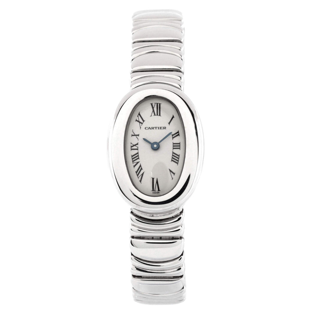 Baignoire Quartz Watch White Gold 18