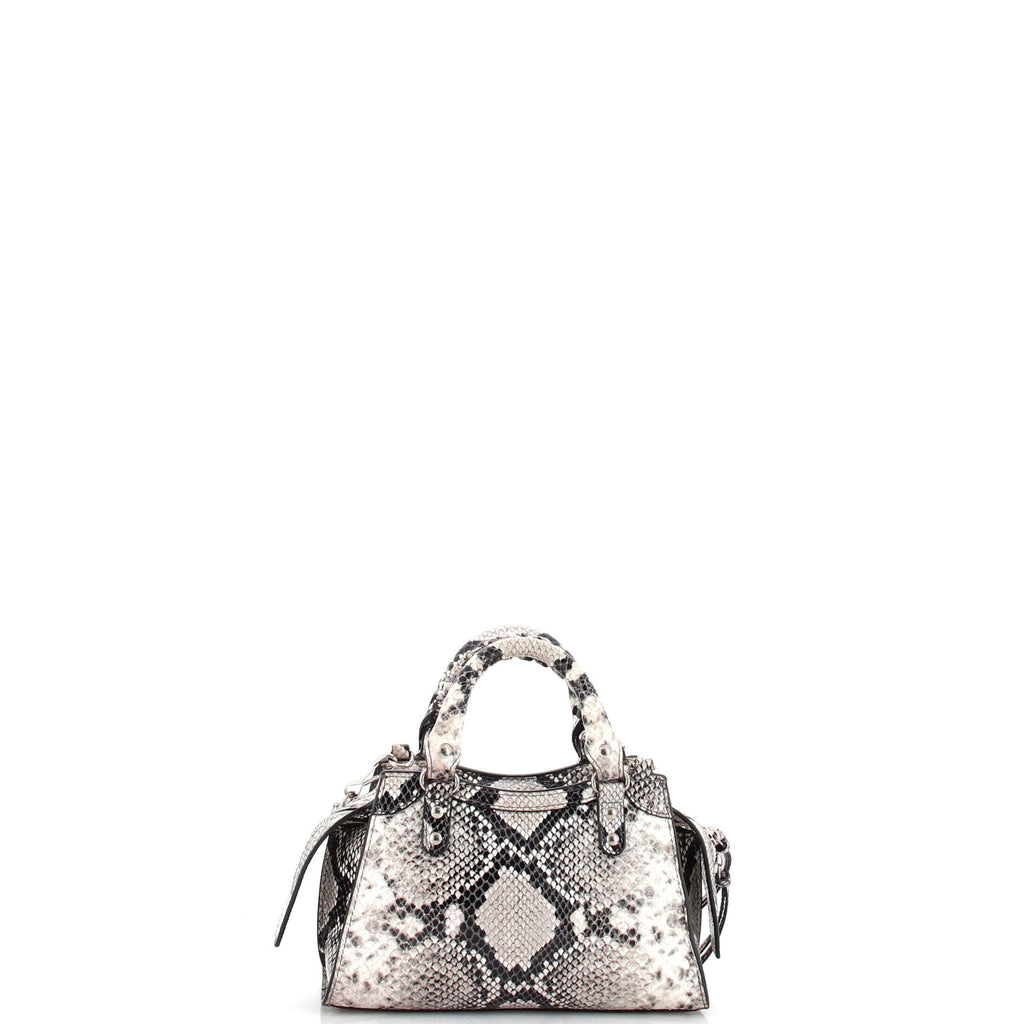 Neo Classic City Bag Python Embossed Leather Mini