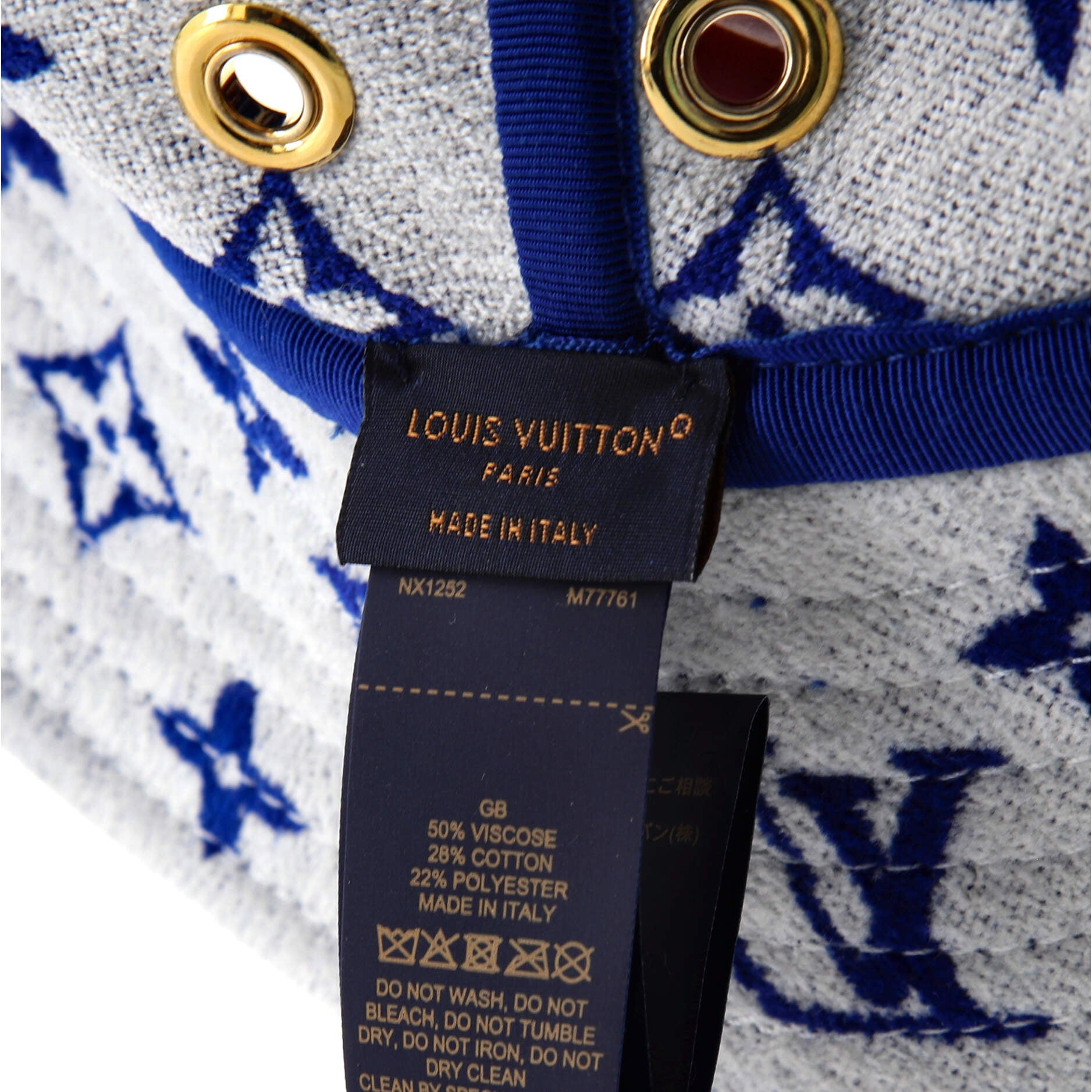 Bucket Hat LV Match Monogram Jacquard Velvet
