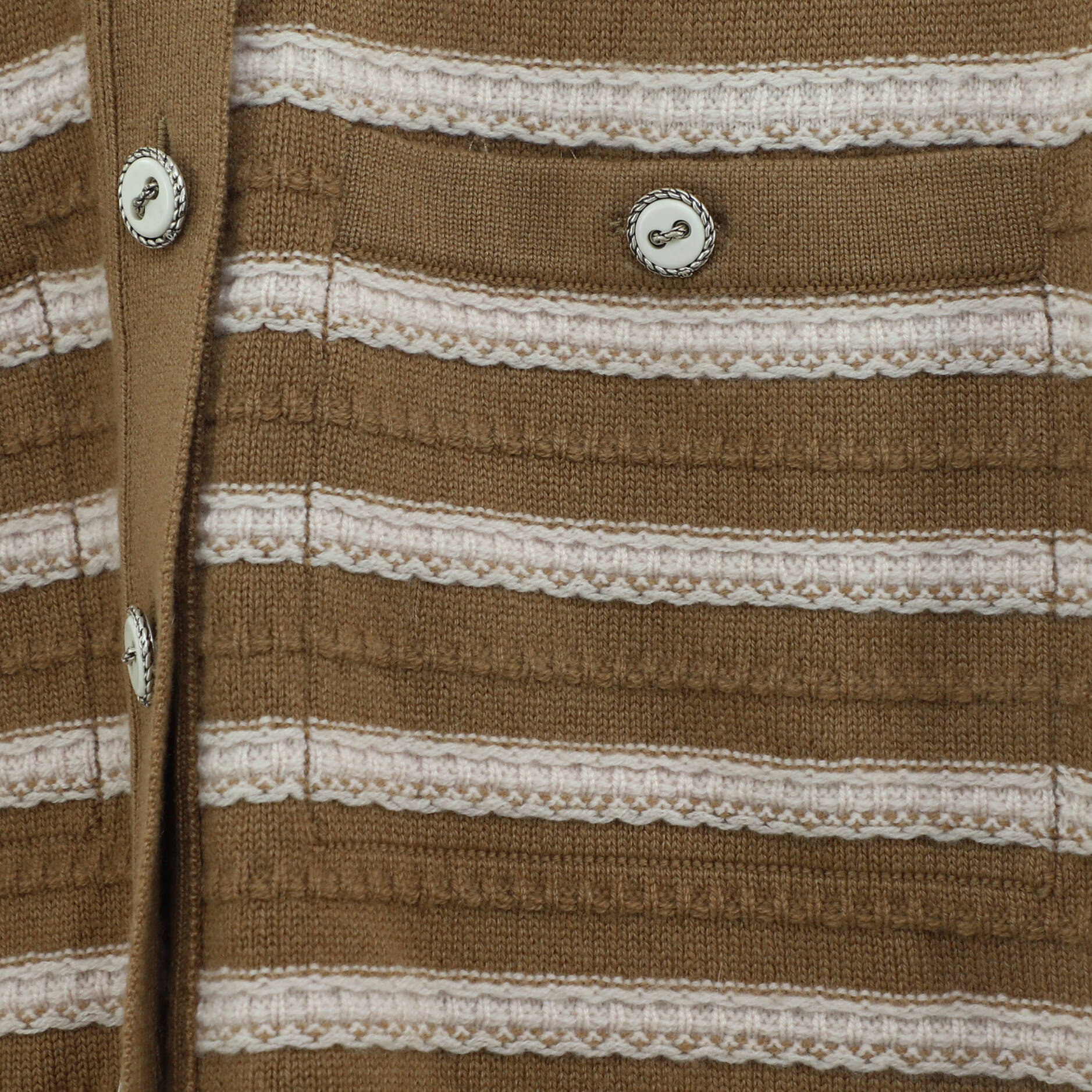 Women's Striped V-Neck Sweater Dress Cashmere