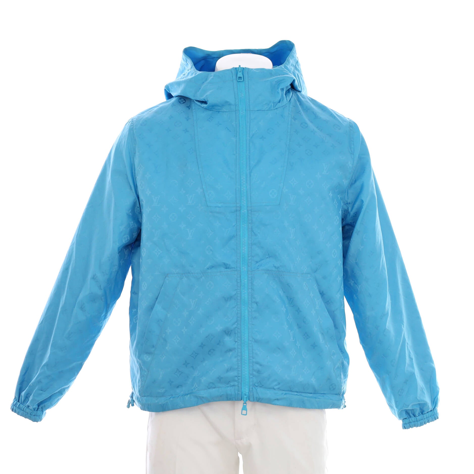 Men's Reversible Hooded Windbreaker Monogram Polyamide