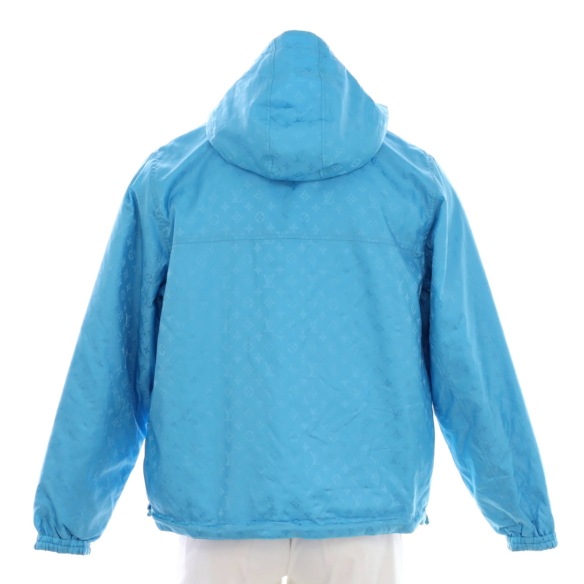 Men's Reversible Hooded Windbreaker Monogram Polyamide