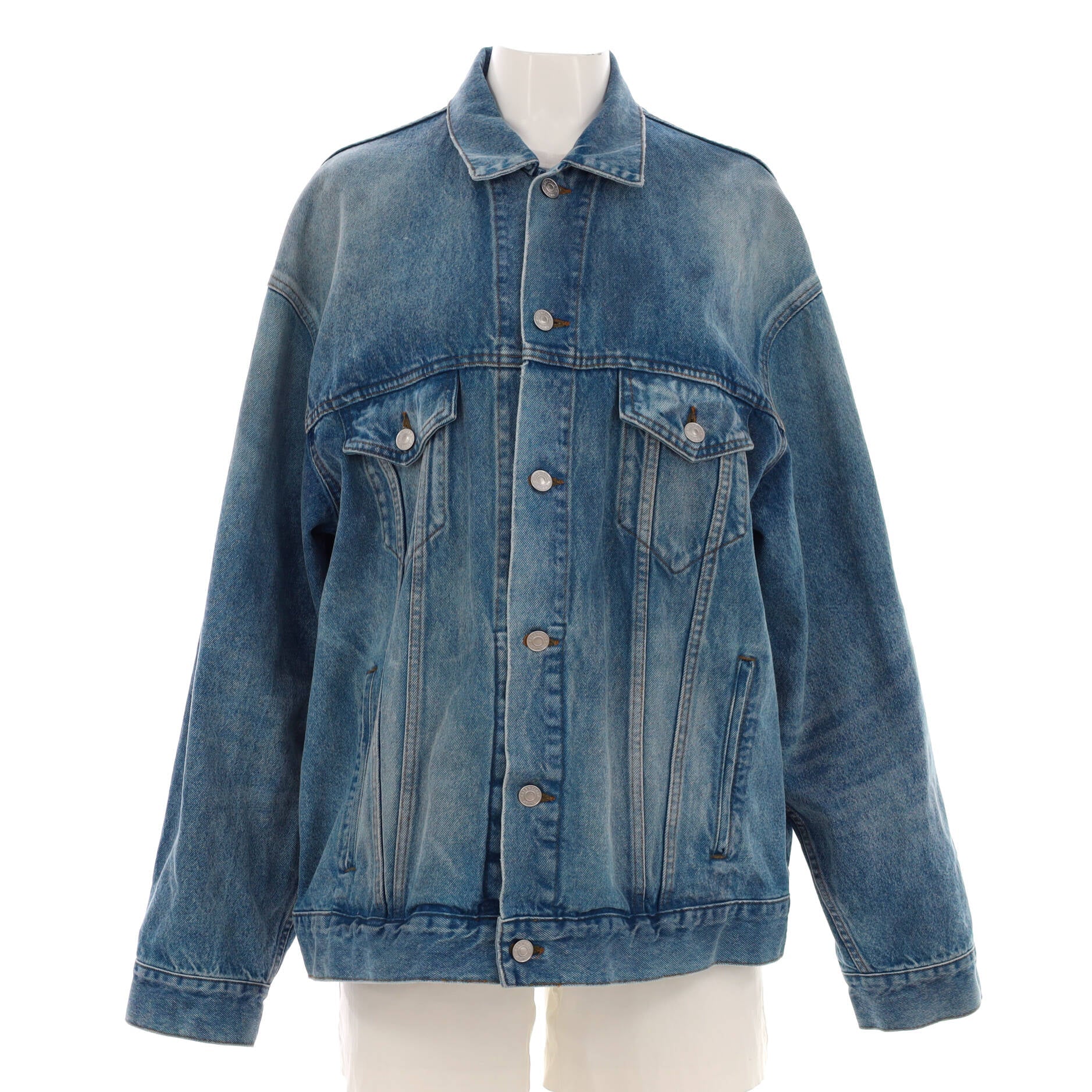 Women's Logo Oversized Jacket Denim
