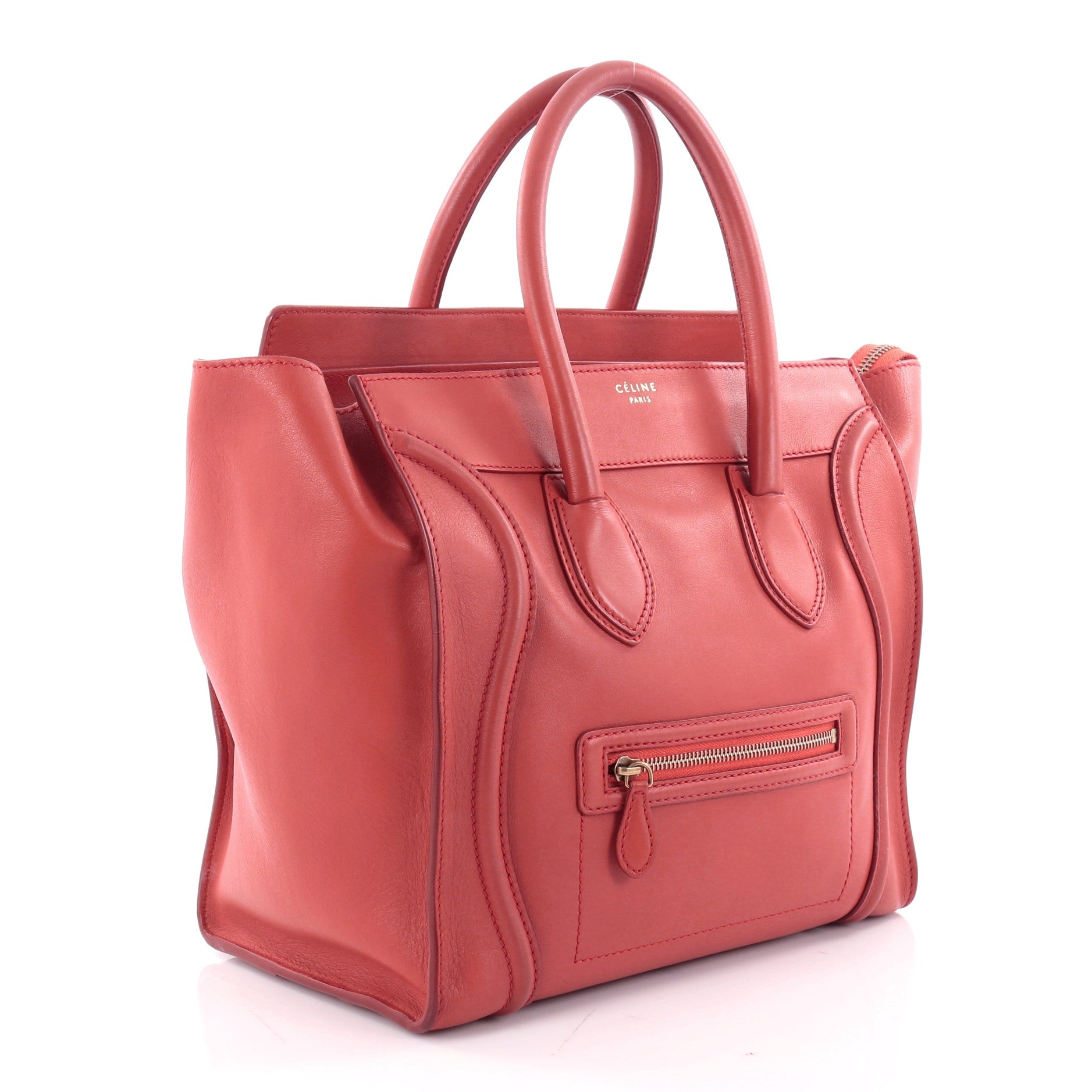 Luggage Handbag Smooth Leather Mini