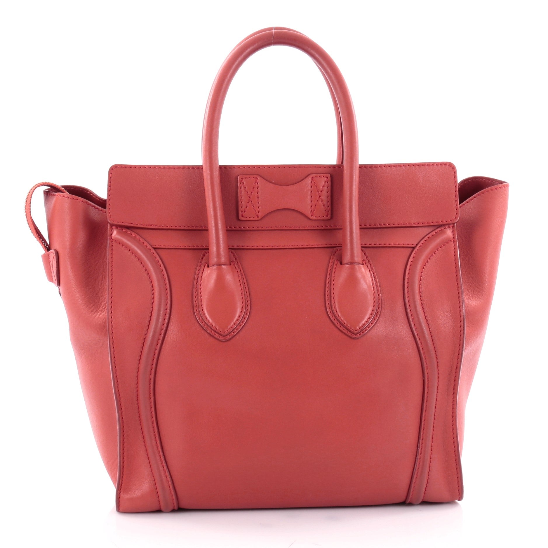 Luggage Handbag Smooth Leather Mini