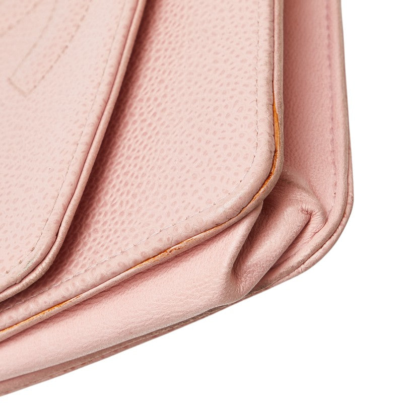 Chanel Coco Mark Caviar Chain Shoulder Wallet