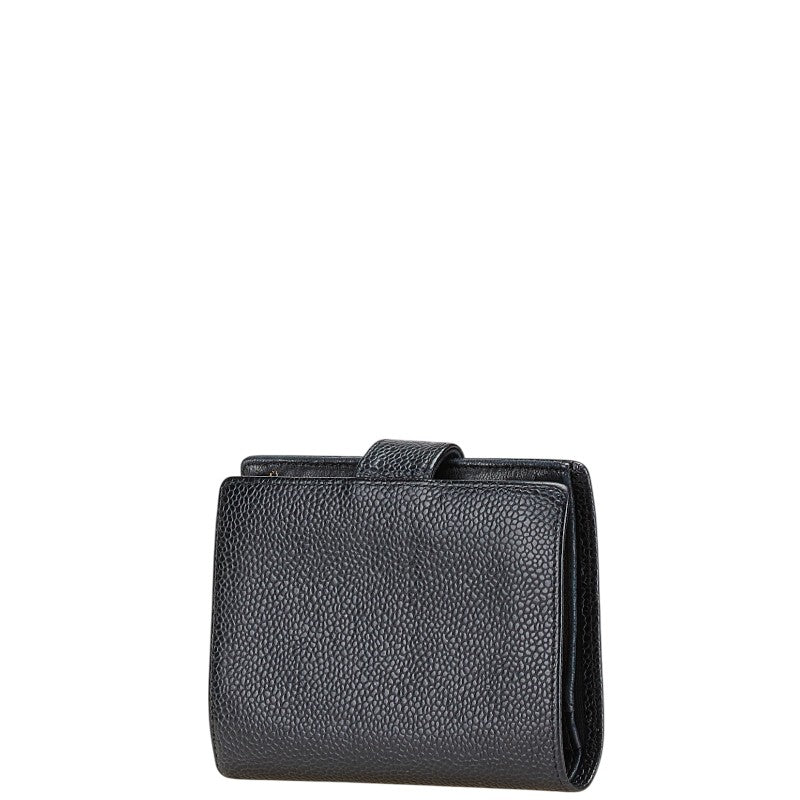 Chanel Coco Mark Caviar Skin Wallet