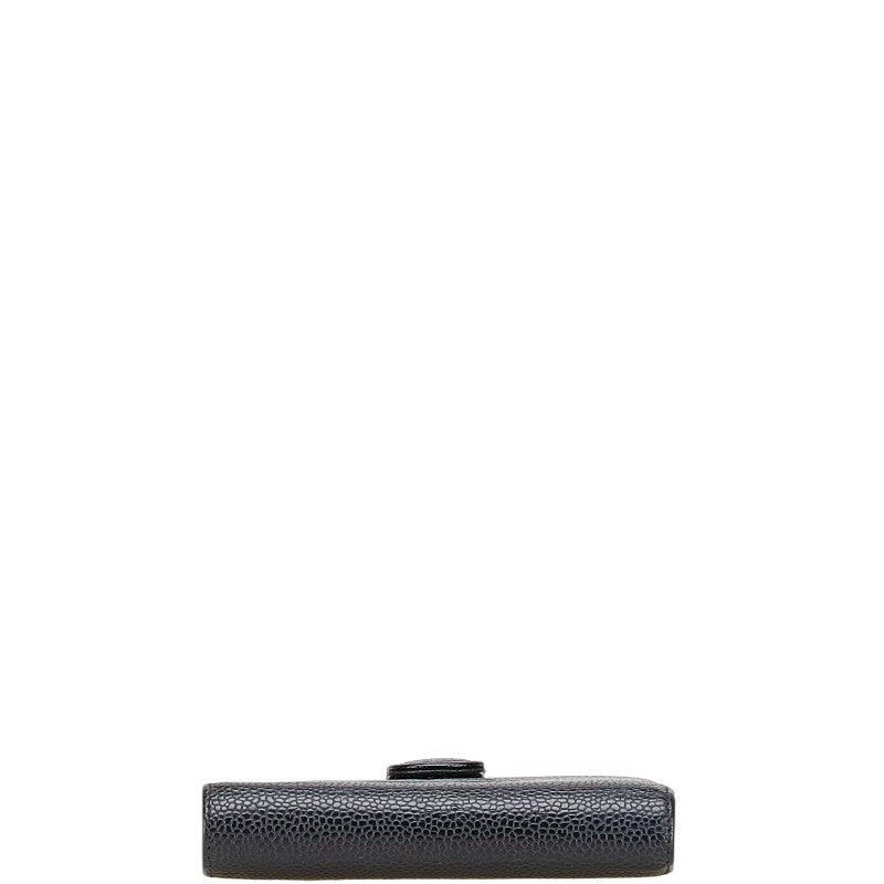 Chanel Coco Mark Caviar Skin Wallet