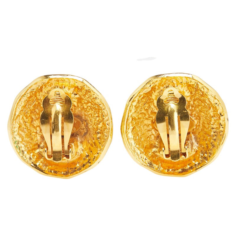 Chanel Coco Mark Cambon Shield Earrings