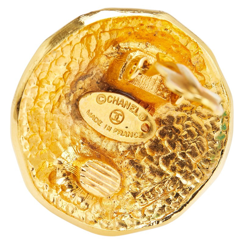 Chanel Coco Mark Cambon Shield Earrings