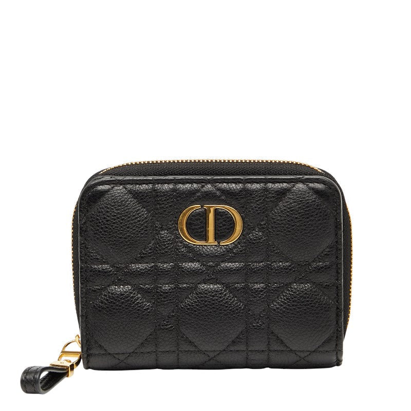 Dior Caro Scarlet Wallet Leather Wallet