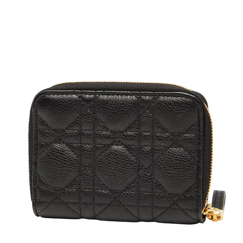 Dior Caro Scarlet Wallet Leather Wallet