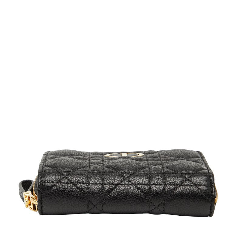 Dior Caro Scarlet Wallet Leather Wallet
