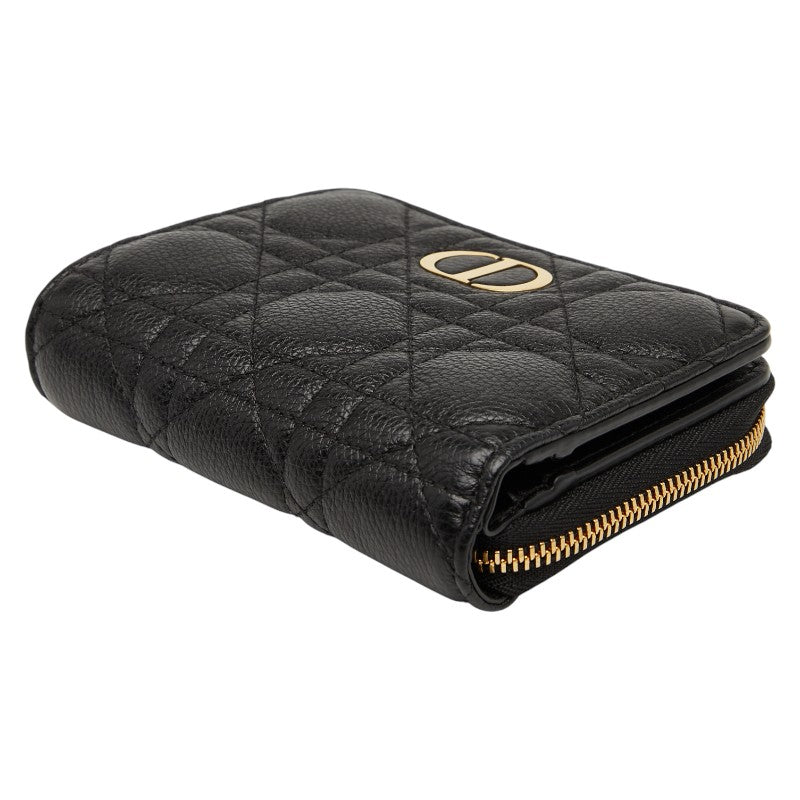 Dior Caro Scarlet Wallet Leather Wallet