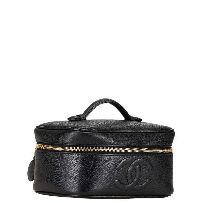 Chanel Coco Mark Caviar Vanity Bag