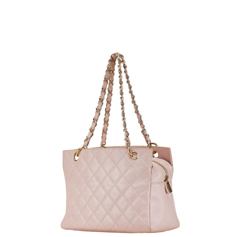 Chanel Coco Mark Matelasse Caviar Skin 2way Shoulder Bag