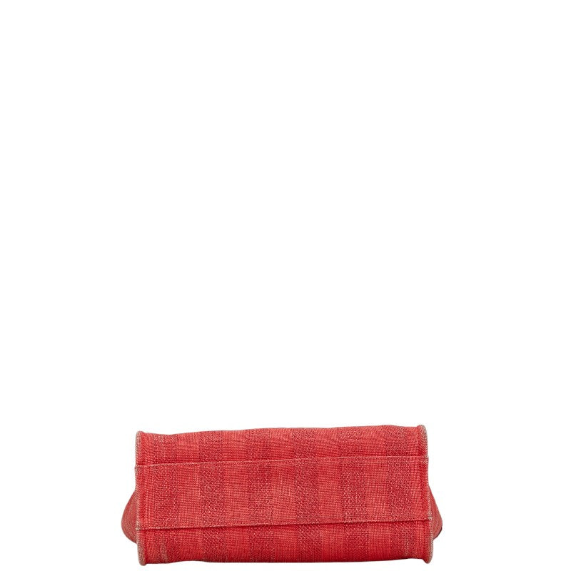Chanel Deauville Canvas Leather Tote Bag