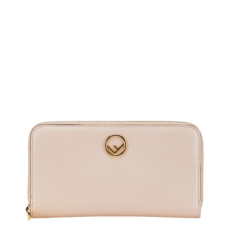 Fendi F is Leather Long Wallet