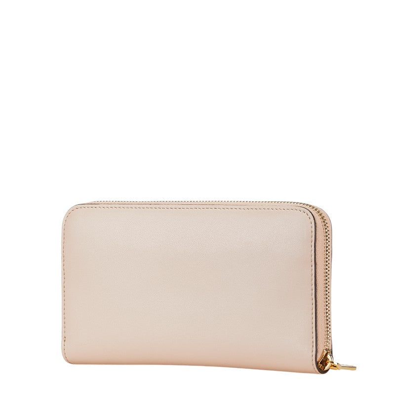 Fendi F is Leather Long Wallet