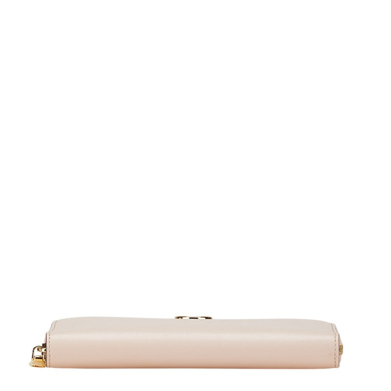 Fendi F is Leather Long Wallet