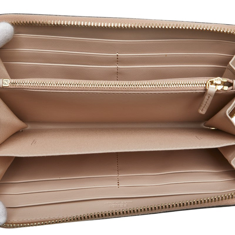 Fendi F is Leather Long Wallet