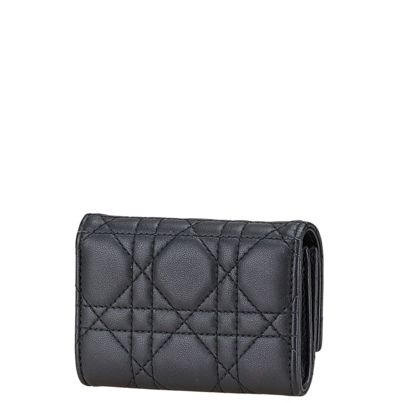 Dior Lady Dior Cannage Leather Wallet