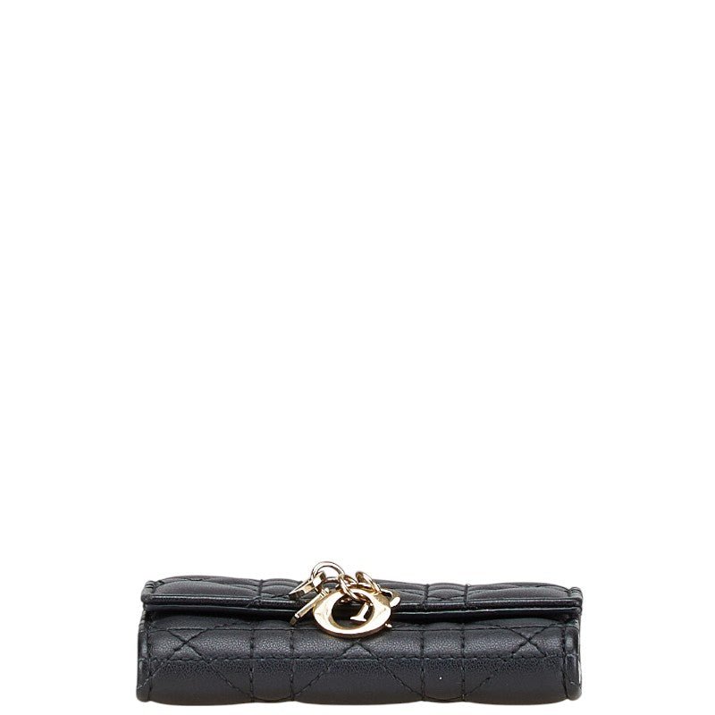 Dior Lady Dior Cannage Leather Wallet