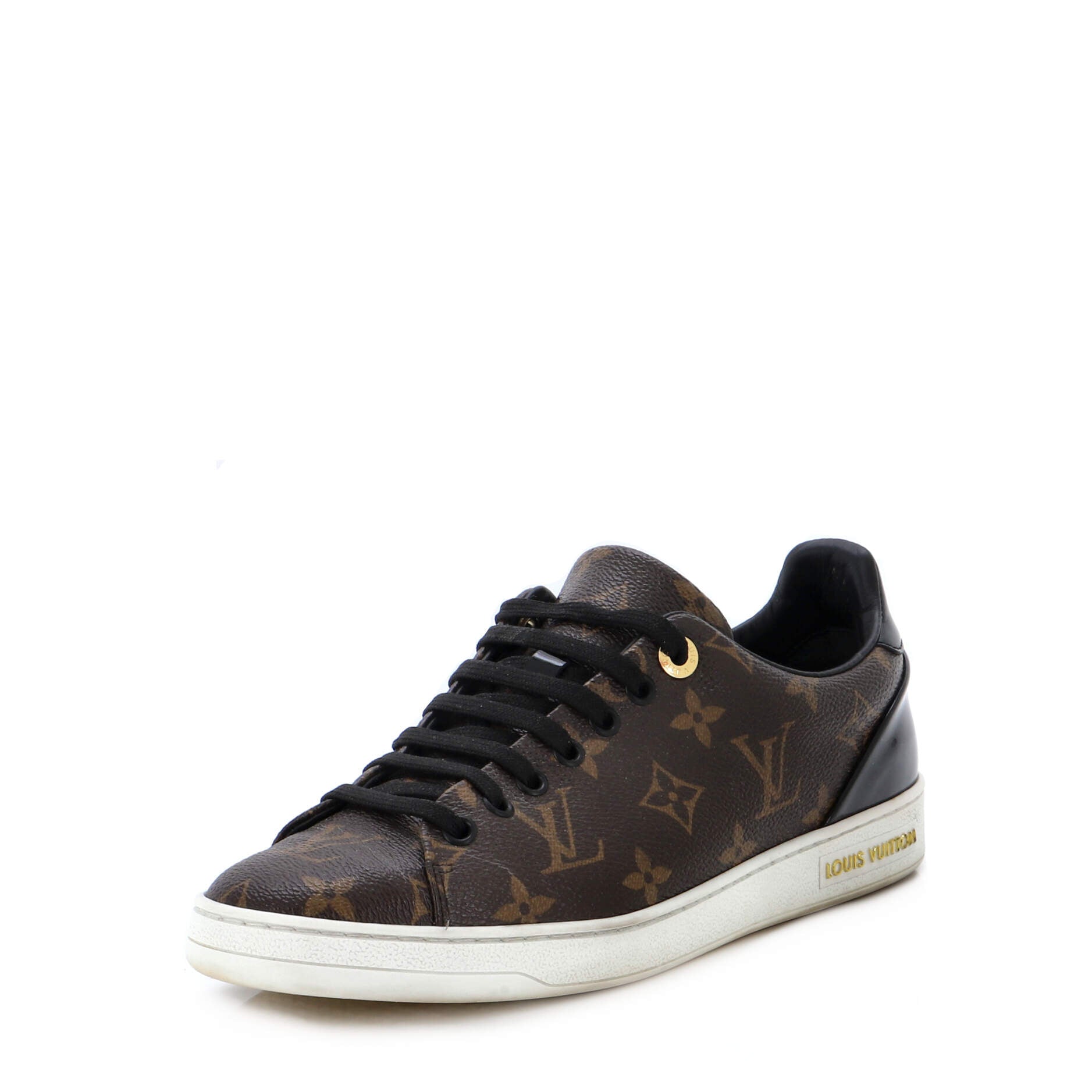 Women's FrontRow Sneakers Monogram Canvas with Patent