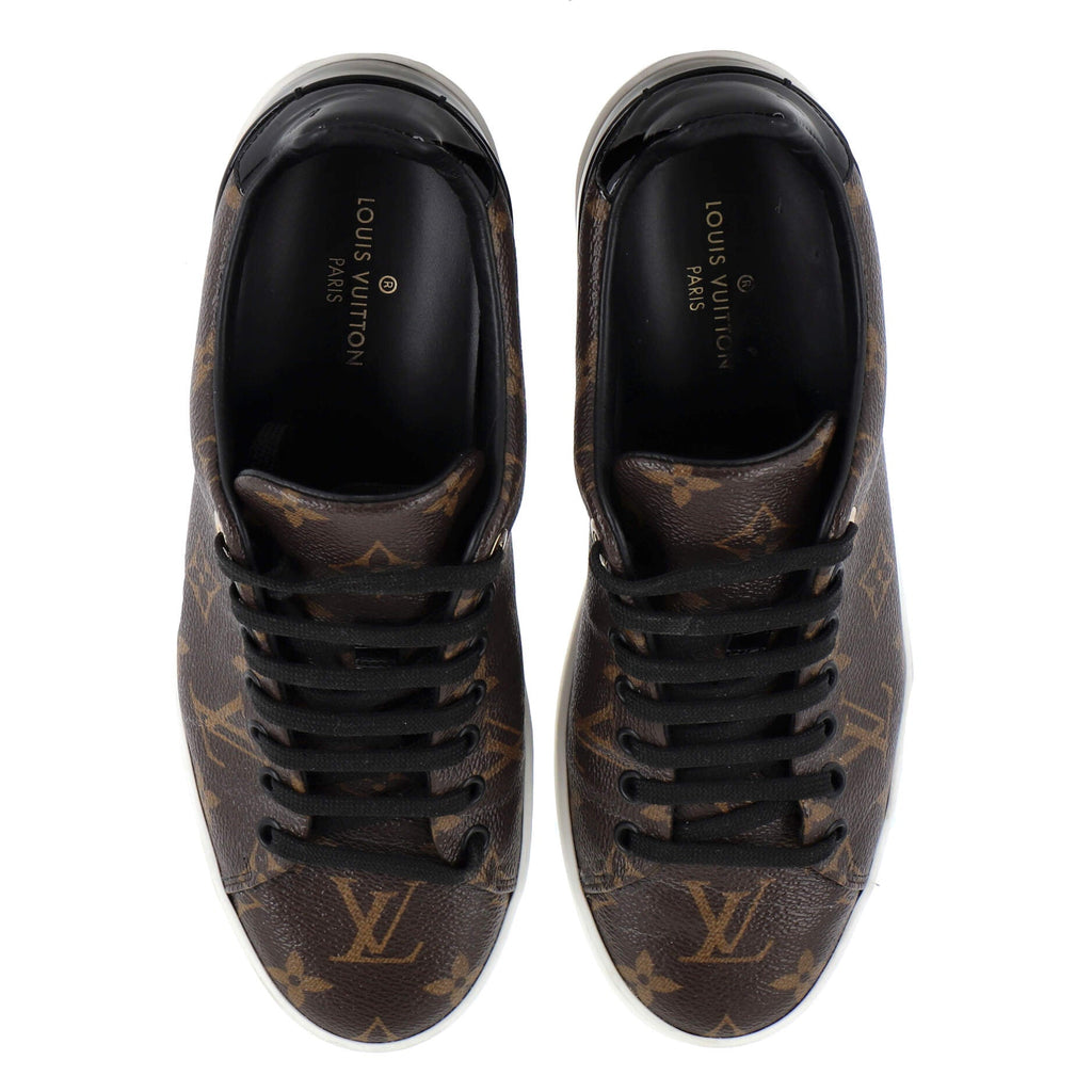 Women's FrontRow Sneakers Monogram Canvas with Patent