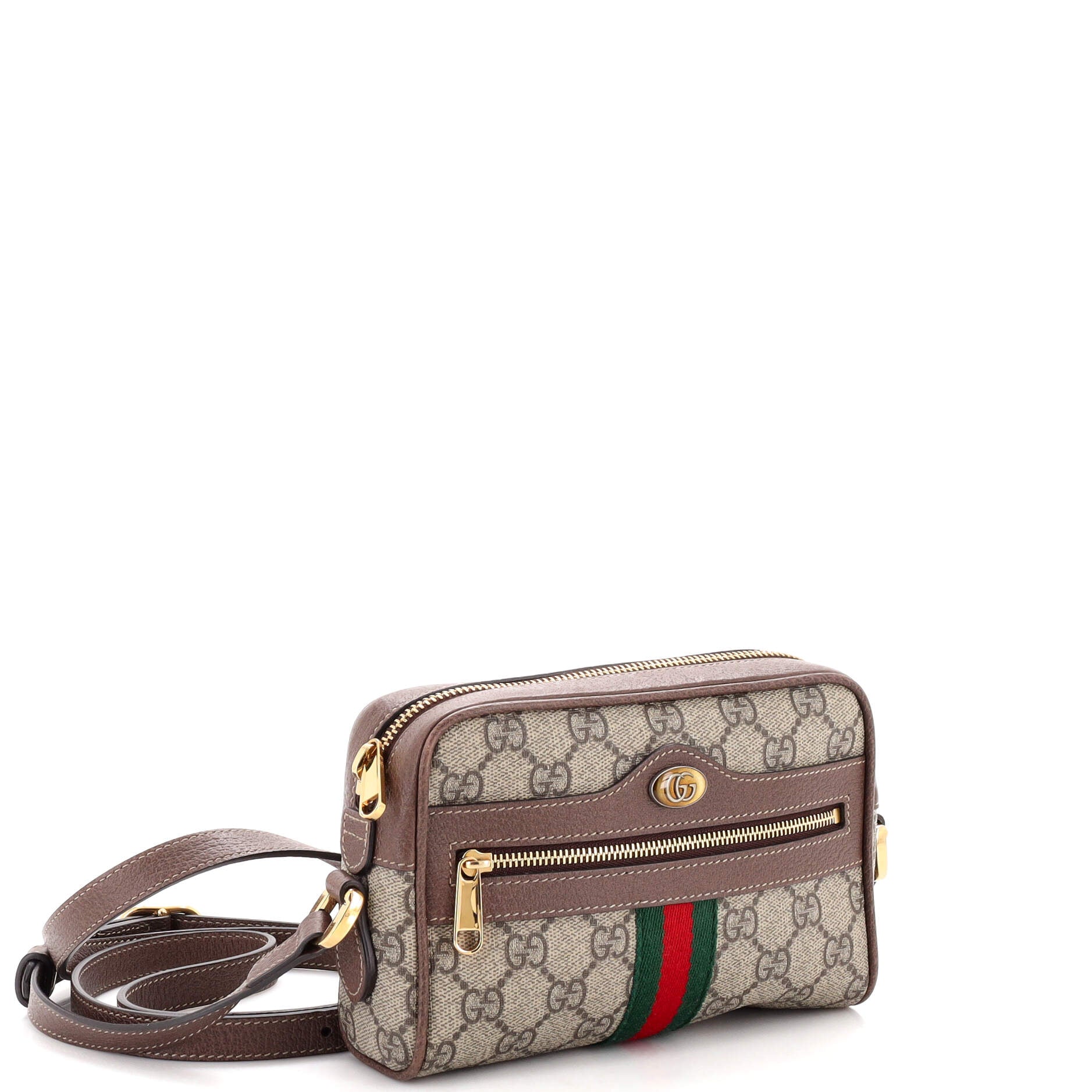 Ophidia Shoulder Bag GG Coated Canvas Mini