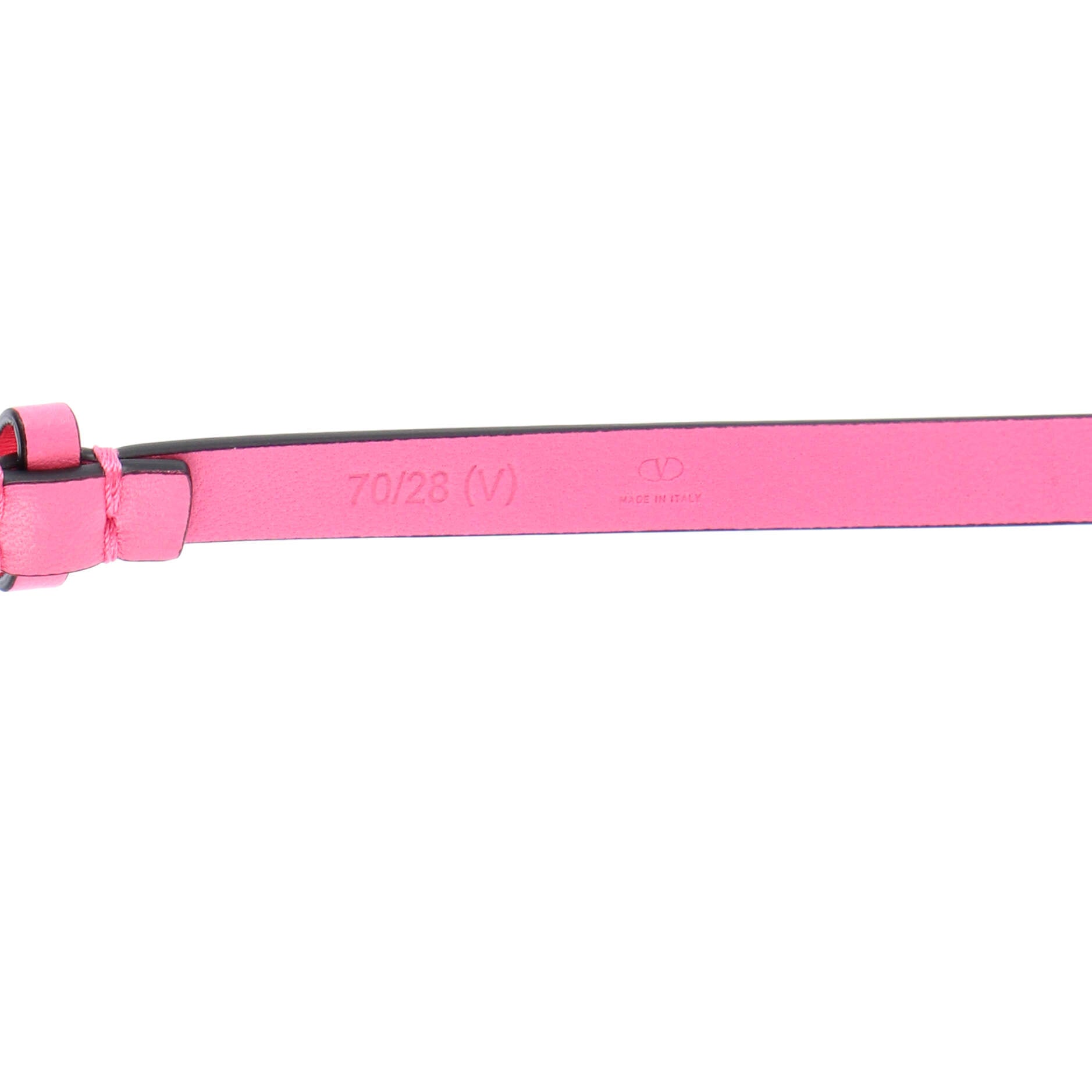 VLogo Wrap Belt Leather Thin 70